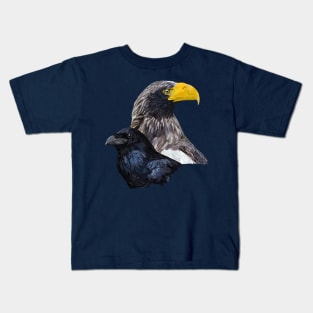 Pigargo and crow Kids T-Shirt